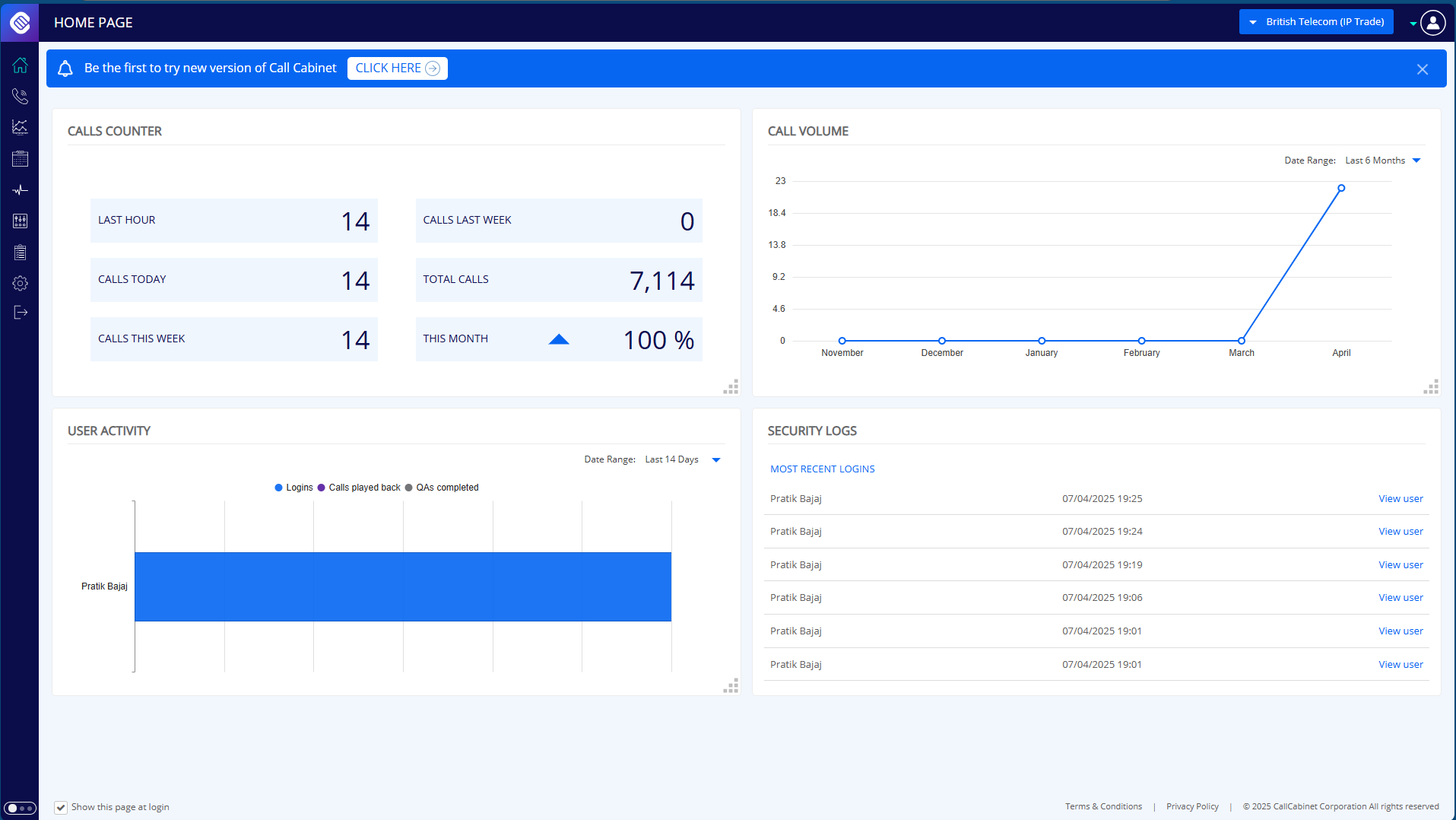 CallCabinet_HomePage