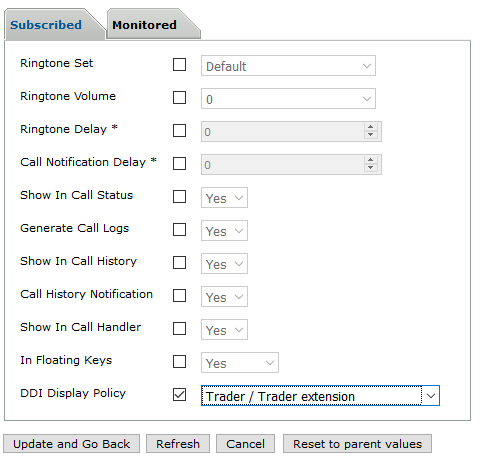 Console line configuration