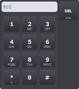 E911-dialpad