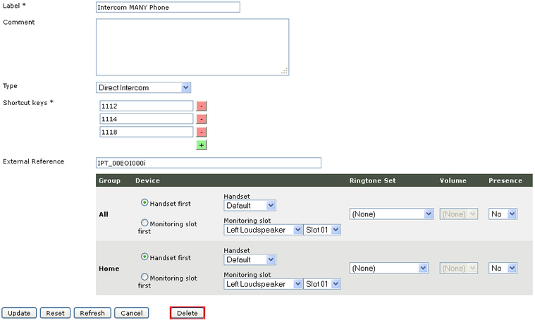 GroupIntercomShortcutConfiguration