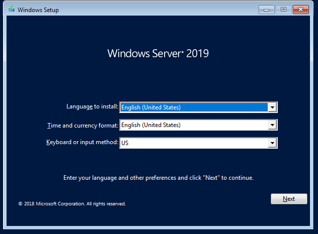 Windows Server 2019 PIC1