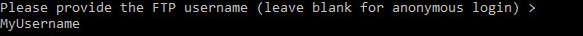 TPOvaCLI Wizard FTP Username(31)