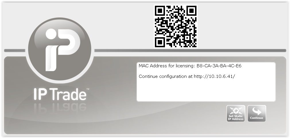 Wizard Step1 - ContinueConfiguration