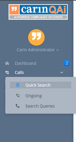 Carin Quick Search