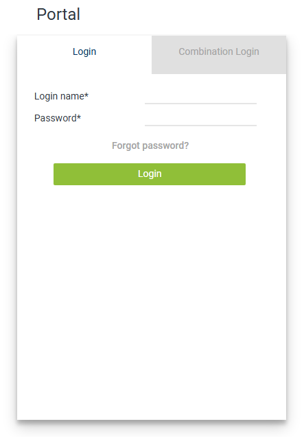 Login Page ASC