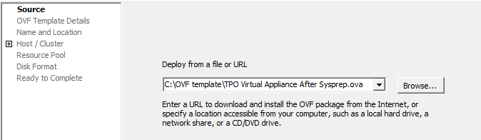 TPOVA deployment step 1