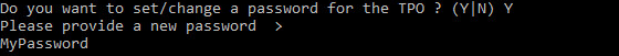 TPOvaCLI WIzard Password(31)
