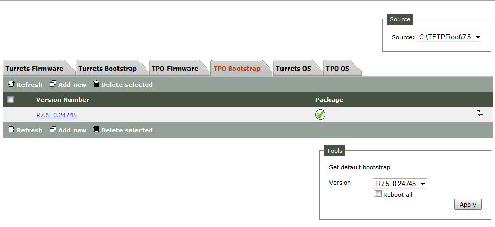 TPO Bootstrap upgrade