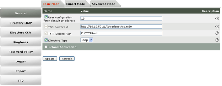 TSS Server Url