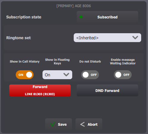 LineForwardingEnabled