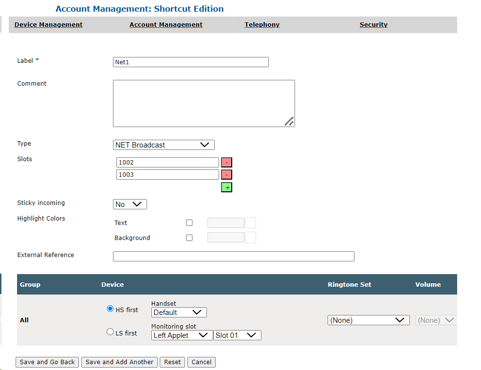NetBcastShortcut