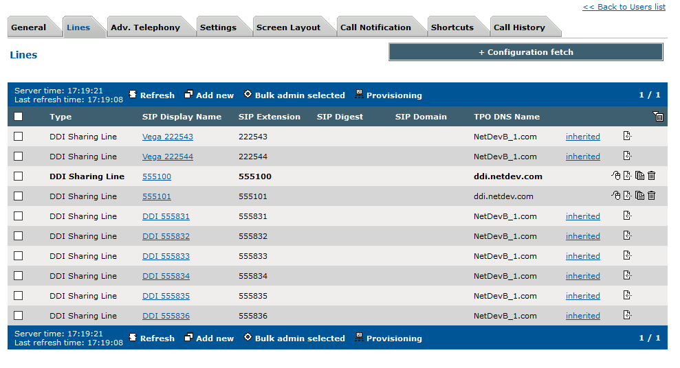 Netrix-Intercom-Default-Line-List