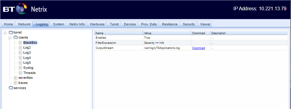 Netrix-Web-Logging
