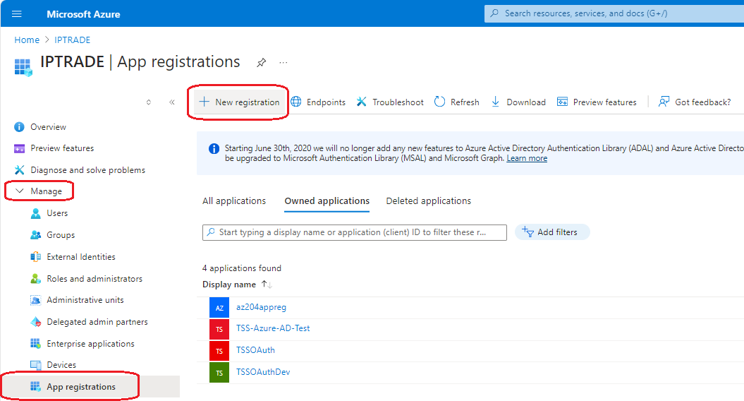 NewAppRegistration