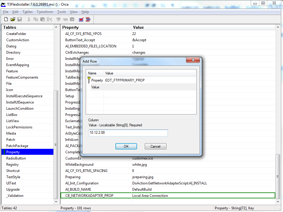 ORCA_Property_adding_row