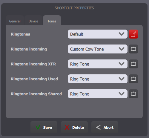 shortcut-tones