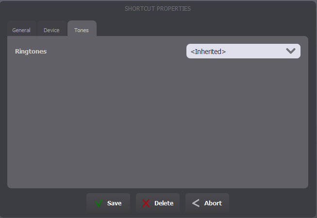 ShortcutPropertiesTones