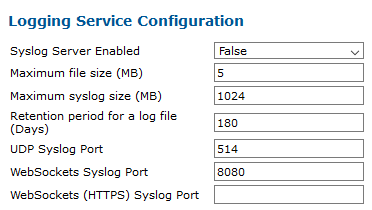 syslogConfig