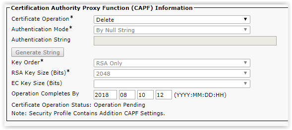 TAD_CAPFInfoDelete