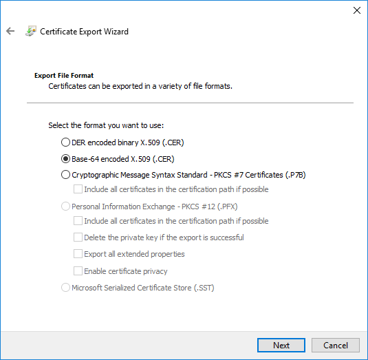 Vega400-exportCert2