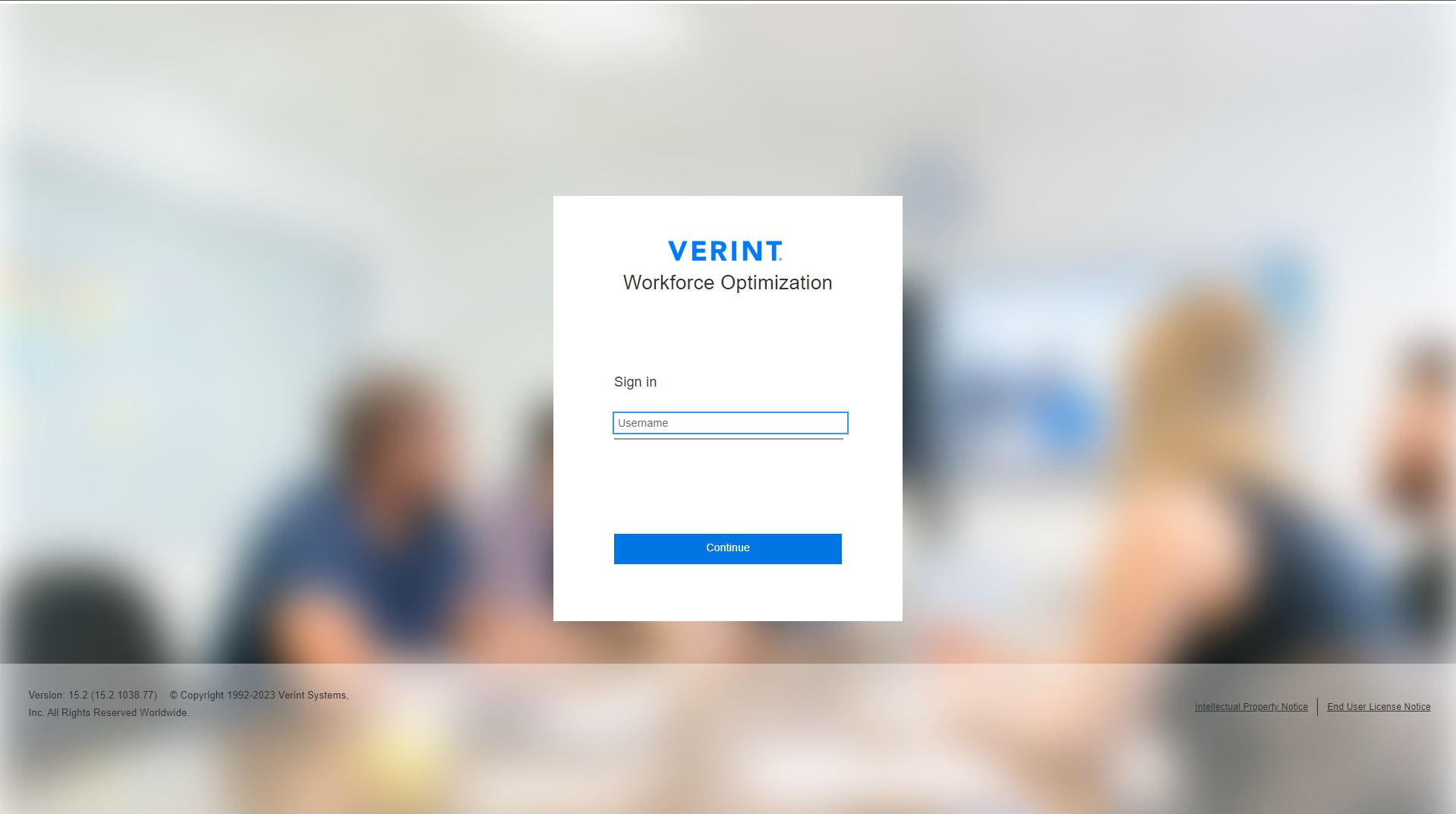 Verint15.2LoginPage