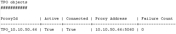 TPO objects