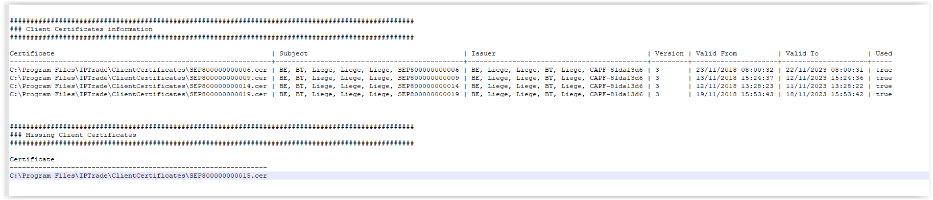 TPO-Security-ClientCer-DebugInfo